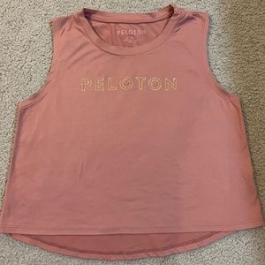 Peloton Mauve Pink Crop Tank Top